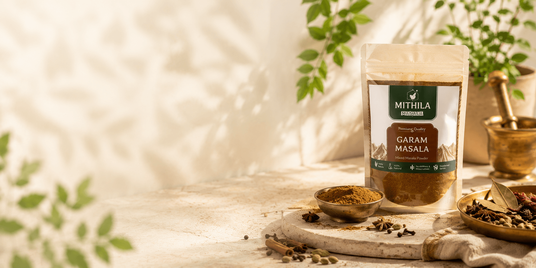 Fresh whole spices and seeds